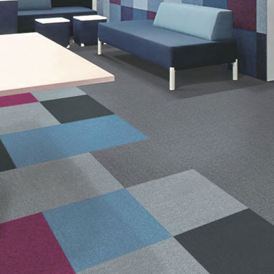 La alfombra modular de la fibra de nylon teja el suelo comercial de la alfombra